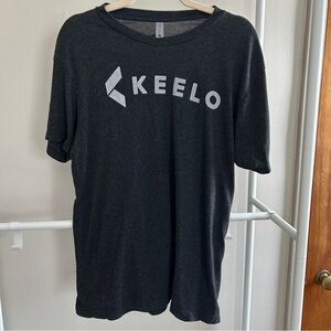 ⭐️ Next Level Apparel Keelo 500 workouts charcoal tee shirt